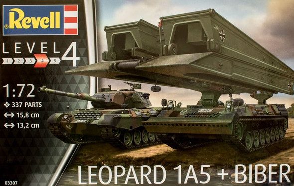 RAG03307 - Revell - 1/72 Leopard 1A5 + BIBER (Discontinued)