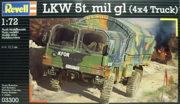 RAG03300 - Revell - 1/72 LKW 5t. mil gl (Discontinued)