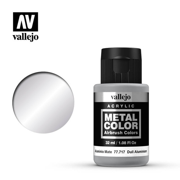 VLJ77717 - Vallejo Metal Colour: Dull Aluminum - 32mL Bottle