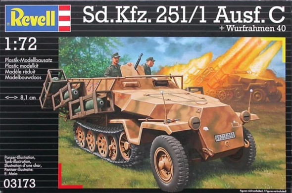 RAG03173 - Revell - 1/72 Sd.Kfz.251/1 Ausf.C Wurfralumen 40 (Discontinued)