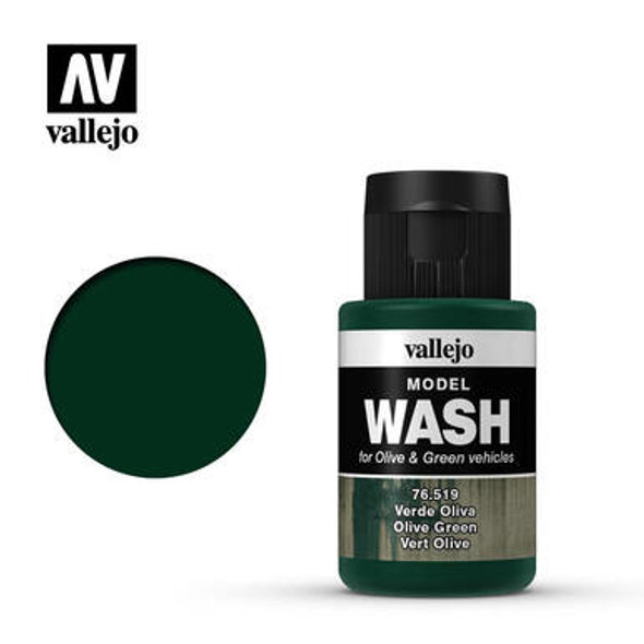 VLJ76519 - Vallejo Model Wash Olive Green - 35ml - Acrylic