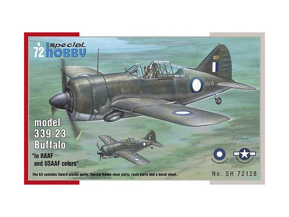 SPE72128 - Special Hobby - 1/72 Brewster 339-23 Buffalo (RAAF;USAAF