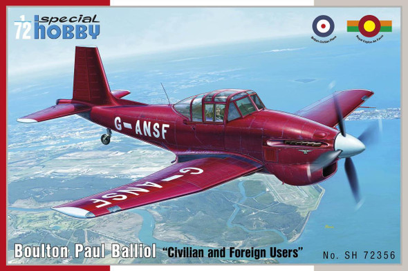 SPE72356 - Special Hobby - 1/72 Boulton Paul Balliol (civ and foreing users)