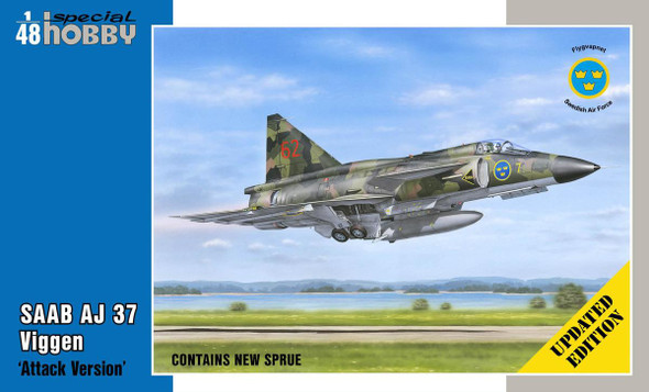 SPE48148 - Special Hobby - 1/48 SAAB AJ37 Viggen Attack Version""