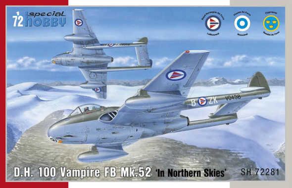 SPE72281 - Special Hobby - 1/72 DH.100 Vampire FB.52 In Northern Skies""