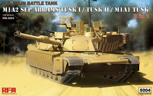 Rye Field Model 1/35 M1A2 Abrams TUSK I/II