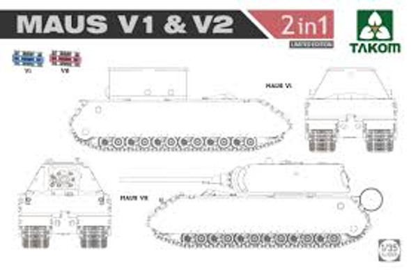 TKM2050X - Takom - 1/35 Maus V1 & V2 (2in1) [Ltd.Ed.]