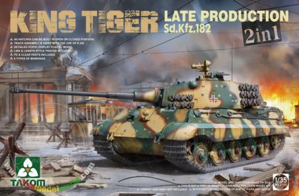 TKM2130 - Takom - 1/35 King Tiger late prod. Sd.Kfz.182
