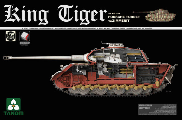 TKM2046S - Takom - 1/35 King Tiger  w/ Zim/ Full Interior