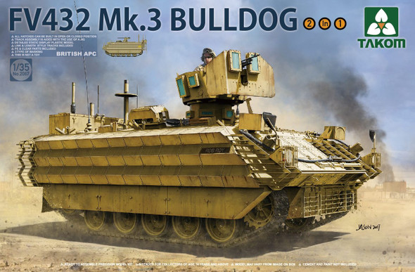 TKM2067 - Takom - 1/35 FV432 Mk.3 Bulldog Brit. APC (2in1)