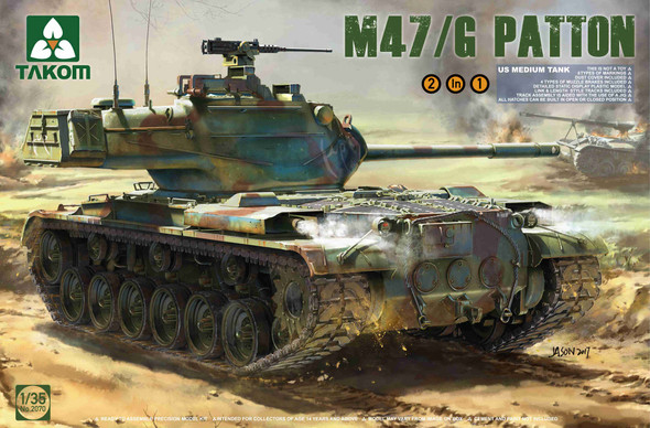 TKM2070 - Takom - 1/35 M47/G Patton Medium Tank