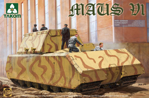 TKM3001 - Takom - 1/144 Landkreuzer P1000 Ratte w/ 2 x Panzer VIII