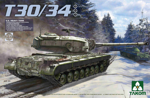 TKM2065 - Takom - 1/35 T30/34 US Heavy Tank