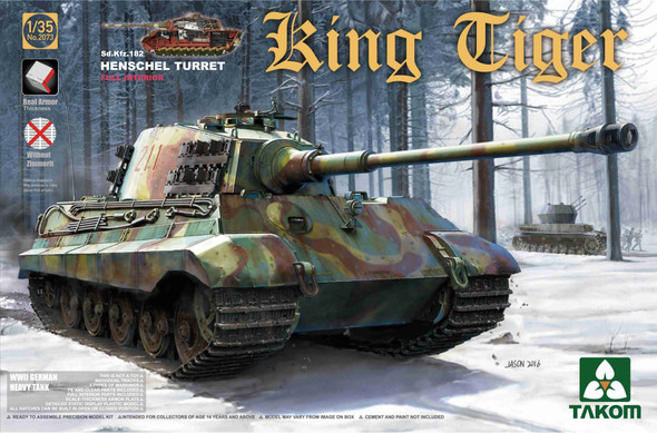 TKM2073 - Takom - 1/35 King Tiger - Henschel Full Interior Kit