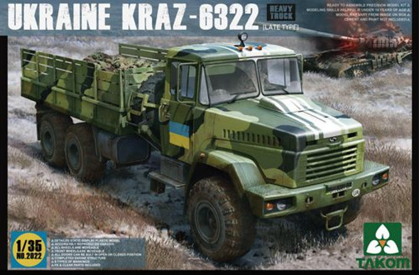 TKM2022 - Takom - 1/35 Late Type Ukrainian KRAZ-6322 - Heavy Truck  Late Type