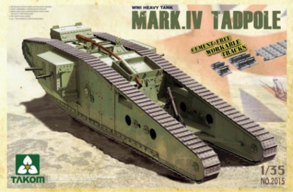 TKM2015 - Takom - 1/35 Mk.IV Tadpole" w/Workable Tracks"