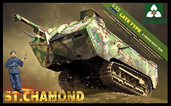 TKM2012 - Takom - 1/35 St. Chamond Heavy Tank - Late Type