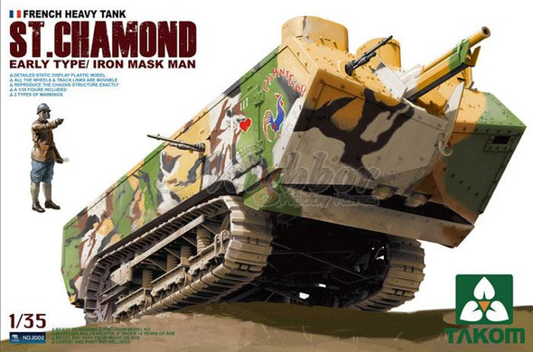 TKM2002 - Takom - 1/35 French Heavy Tank St. Chamond Early