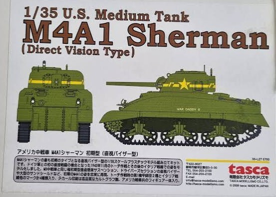 TAS35-L27 - Tascsa Model - 1/35 M4A1 Sherman Direct Vision Type