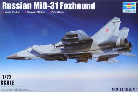 TRP01679 - Trumpeter - 1/72 MiG-31 Foxhound