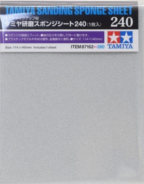 TAM87162 - Tamiya - Sanding Sponge Sheet: 240