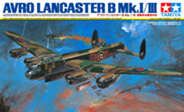 TAM61112 - Tamiya - 1/48 Avro Lancaster B Mk.I/III with Figures/Painted Canopies