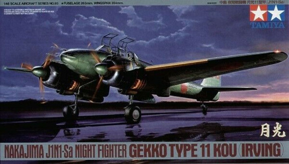 TAM61093 - Tamiya - 1/48 Nakajima J1N1-Sa Noght Fighter Gekko Type 11 KOU (Irving)