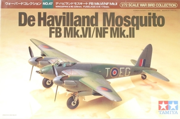 TAM60747 - Tamiya - 1/72 Mosquito FB.Mk.VI/NF.Mk.II