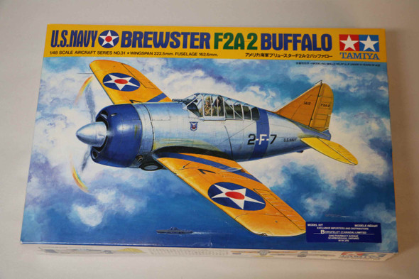 TAM61031 - Tamiya - 1/48 U.S. Navy Bruster Buffalo F2A-2 (Discontinued)