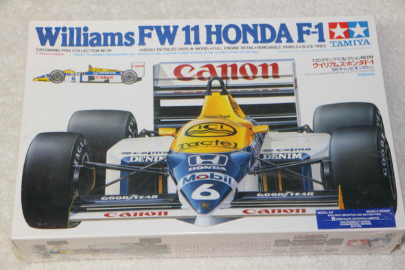 TAM20019 - Tamiya - 1/20 Williams FW-11 Honda F-1