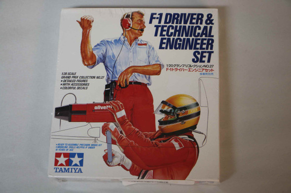 TAM20027 - Tamiya - 1/20 F1 Driver and Technical Engineer  Set (Discontinued)