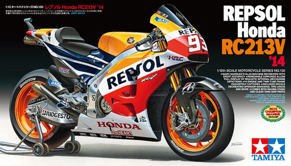 TAM14130 - Tamiya - 1/12 REPSOL Honda RC213V 2014 MotoCP Champion