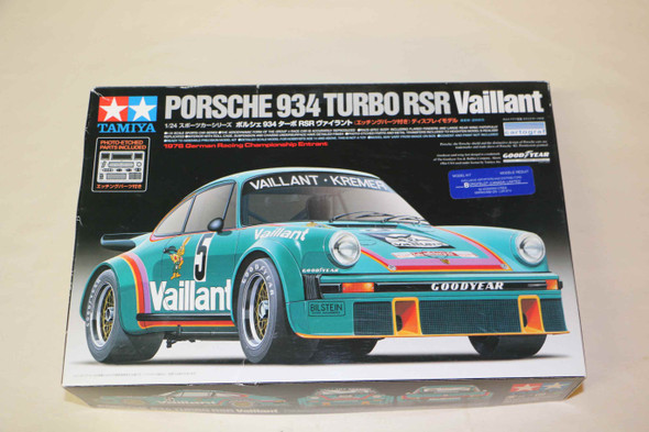 TAM24334 - Tamiya - 1/24 Porsche 934 Turbo RSR Vaillant (1976 German Racing Champs Entrant) (Discontinued)