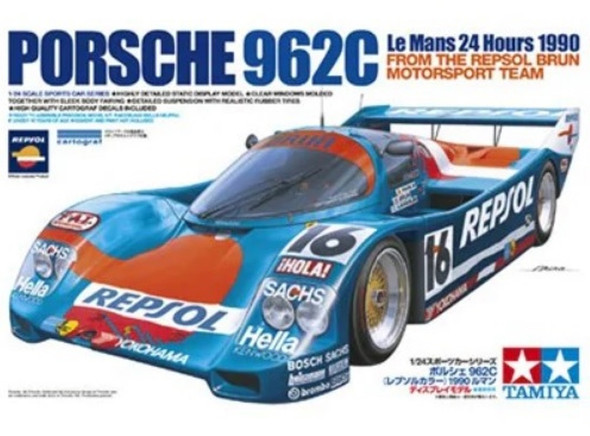 TAM24313 - Tamiya - 1/24 Porsche 962C REPSOL Le Mans 1990 (Discontinued)