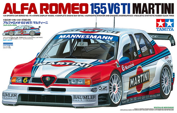 24148 - Tamiya - 1/24 Alfa Romeo 155V6TI Jagermeister PREOWNED
