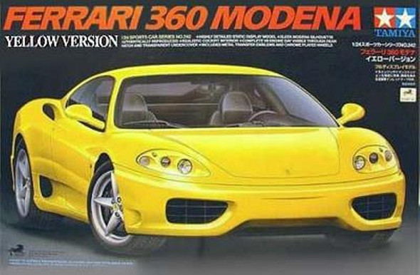TAM24242 - Tamiya - 1/24 Ferrari 360 Modena - Yellow Version (Discontinued)
