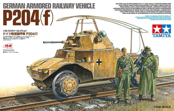 TAM32413 - Tamiya - 1/35 P204(f) Railway Vehicle (ICM) (Discontinued)