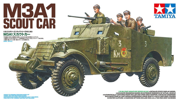 TAM35363 - Tamiya 1/35 M3A1 Scout Car