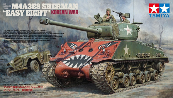 TAM35359 - Tamiya 1/35 M4A3E8 Sherman  'Easy Eight' Korean War