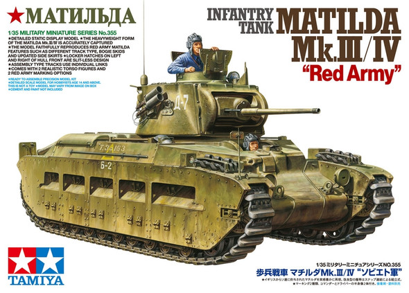 Tamiya - 1/35 Infantry Tank Matilda Mk.III/IV Red Army (Discontinued)