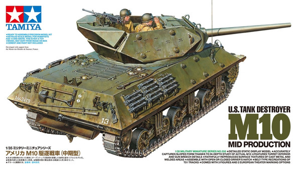 TAM35350 - Tamiya 1/35 M10 Tank Destroyer Mid Production