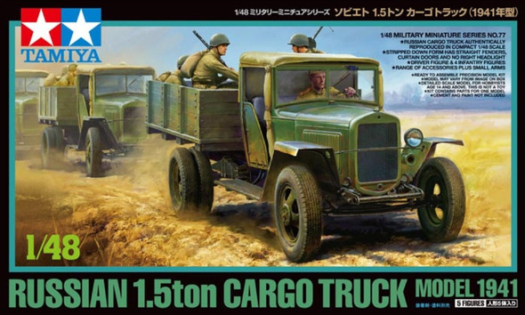 TAM32577 - Tamiya - 1/48 1.5ton Cargo Truck GAZ Model 1941 (Discontinued)