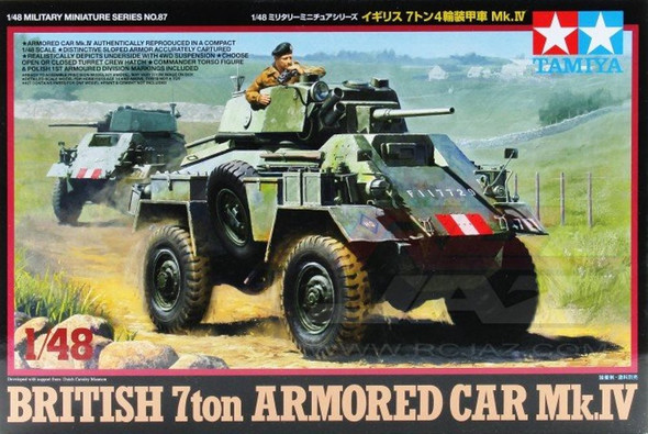 TAM32587 - Tamiya - 1/48 British 7ton Armoured Car Humber Mk.IV