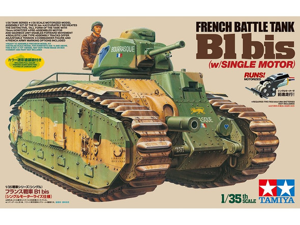 TAM30058 - Tamiya - 1/35 French Battle Tank B1bis