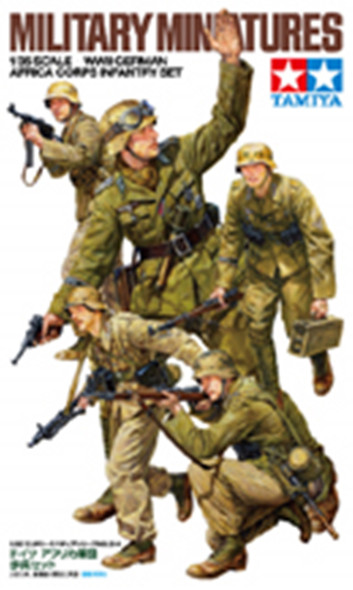 TAM35314 - Tamiya - 1/35 WWII Africa Corps Infantry Set (Discontinued)