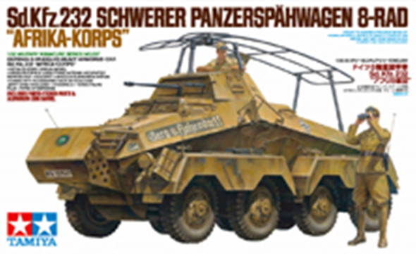 TAM35297 - Tamiya - 1/35 Sd.Kfx.232 Schwerer Panzerspahwagen 8-Rad 'Afrika-Korps'