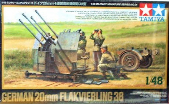 TAM32554 - Tamiya 1/48 German 20mm Flakvierling 38