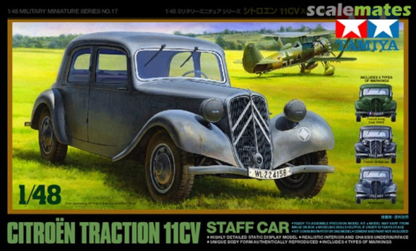 Tamiya - 1/48 Citroen Traction 11CV Staff Car