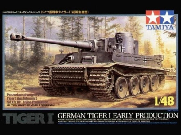 TAM32504 - Tamiya - 1/48 GERMAN TIGER 1 EARLY PRODUCTION (Discontinued)
