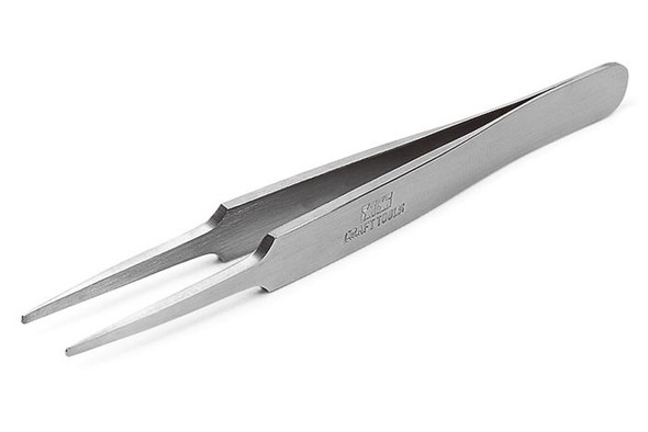 TAM74109 - Tamiya HG Straight Tweezers (Round Tip)